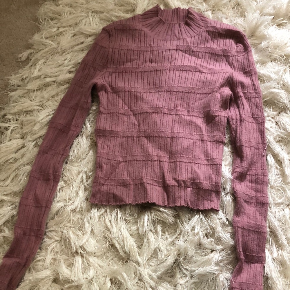 LA Hearts Cropped Long Sleeve